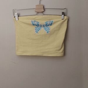 Forever 21 Tube Top/ Yellow/ Sz M/ NWT